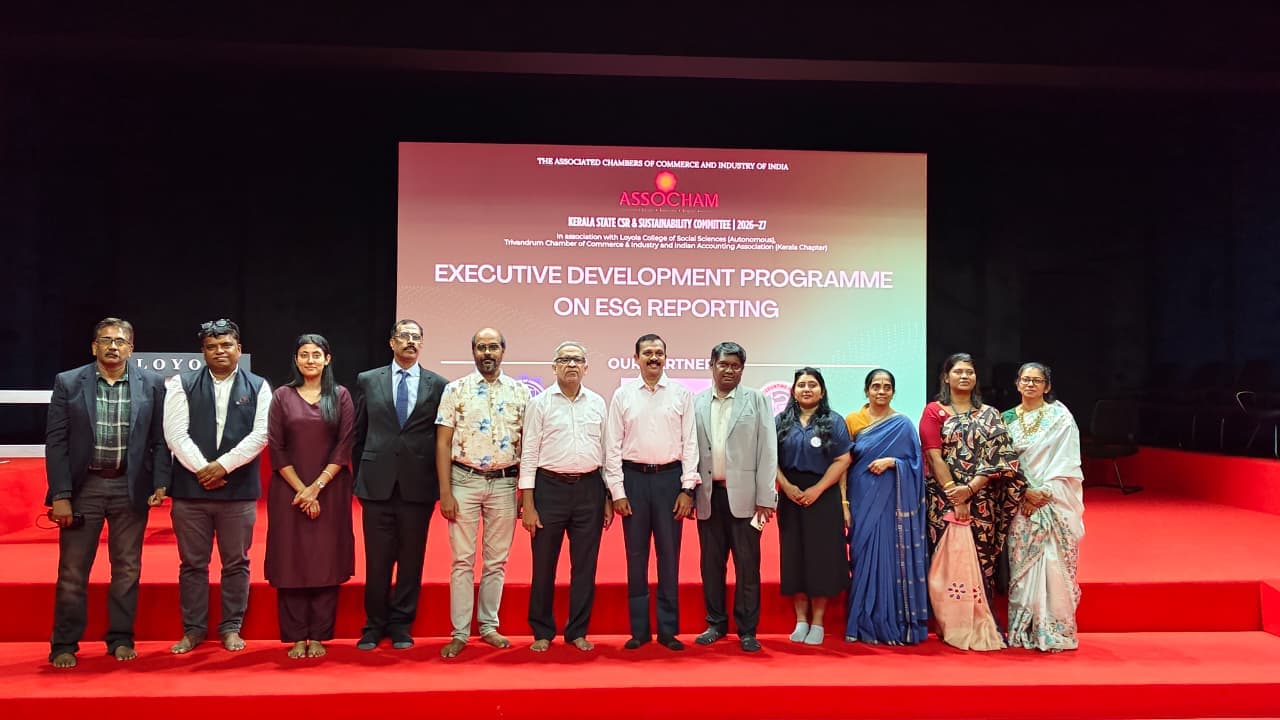 ASSOCHAM EXECUTIVE DEVELOPMENT PROGRAMME ON ESG REPORTING - 19 SEPTEMBER 2026